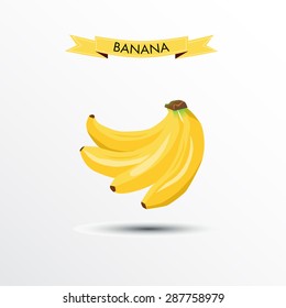 Fruit - Banana vector , illustration design