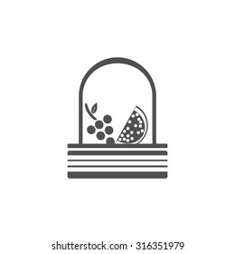 fruit basket  icon