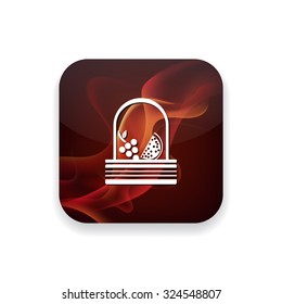 fruit basket  icon