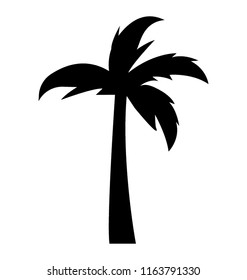 
Árbol de coco con cojinete de frutas

