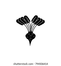 fruit beets icon. Elements of agricultural root crops icon. Premium quality graphic design icon. Baby Signs, outline symbols collection icon for websites, web design, mobile app on white background