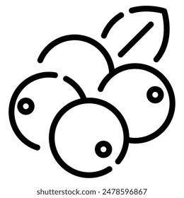 Fruit Berry Icon for web, app, infographic etc
