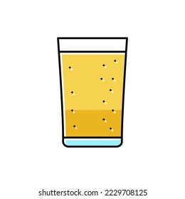 fruit beverage drink color icon vector. fruit beverage drink sign. isolated symbol illustration