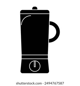fruit blender icon vector on white background