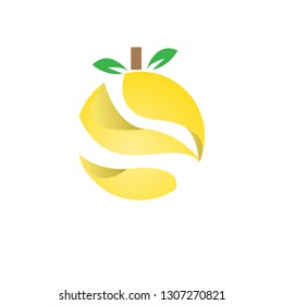 fruit blue on white background