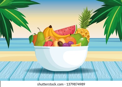fruit bowl icon