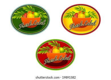 fruit bowl labels