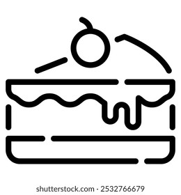 Fruit Cake icon for web, app, infographic, etc