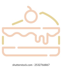 Fruit Cake icon for web, app, infographic, etc