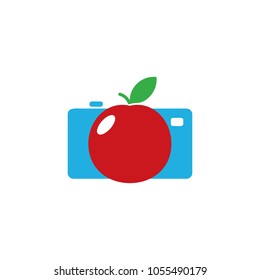 Fruit Camera Logo Icon Design