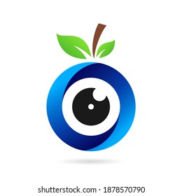 fruit camera, vegan camera logo
