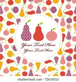 fruit card