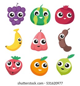 fruit character design