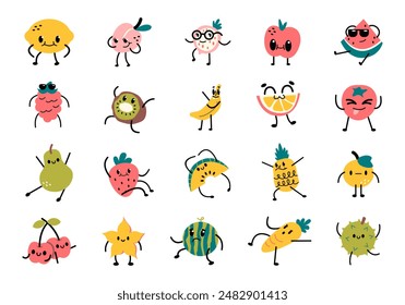 Fruit Character Expression Element Set