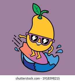 Fruit character with urban style 