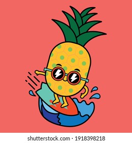 Fruit character with urban style 