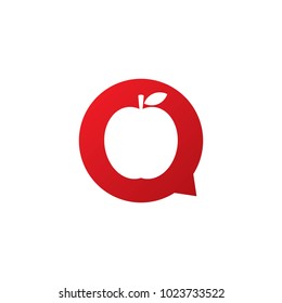 Fruit chat logo design