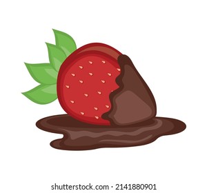 fruit with chocolate dessert icon