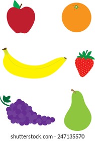 Fruit Clipart - Illustration - Vector Image