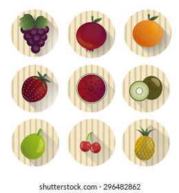 Fruit collection, Element, Vector, Illustration