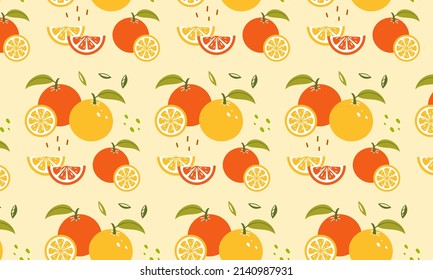 Colección de frutas en ilustraciones de estilo plano a mano