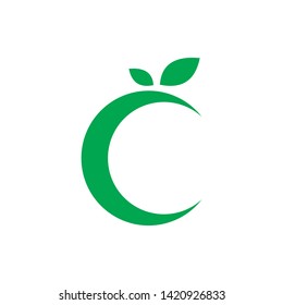 fruit color line logo design