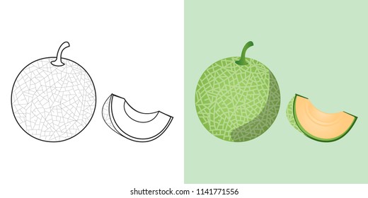 Fruit Coloring Sheet