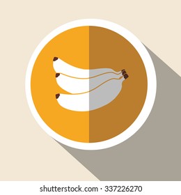 Fruit concept over seal stamp  design, vector illustration 10 eps graphic