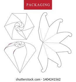 Fruit concept package.Vector Illustration of Box.Package Template. Isolated White Retail Mock up.