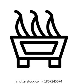 fruit crate icon or logo isolated sign symbol vector illustration - high quality black style vector icons
