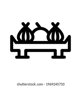 fruit crate icon or logo isolated sign symbol vector illustration - high quality black style vector icons
