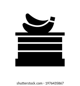 fruit crate icon or logo isolated sign symbol vector illustration - high quality black style vector icons

