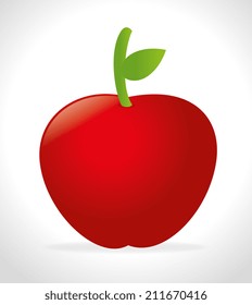 Fruit design over white background, vector illustration