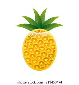fruit design  over white background vector illustration