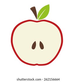 Fruit design over white background, vector illustration.