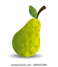Fruit design over white background, vector illustration.