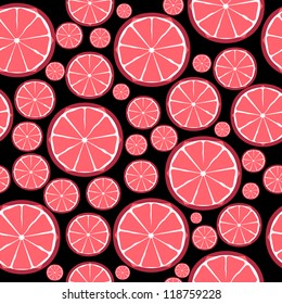 Fruit design seamless pattern. Vector illustration. EPS 10
