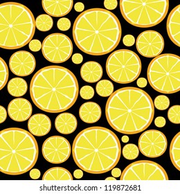 Fruit design seamless pattern. Vector illustration. EPS 10