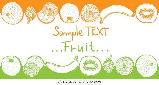 Fruit design - vector illustration