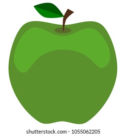 Fruit for diabetic (Low sugar) , Apple , Vector illustration