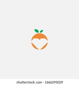 Diseño de la plantilla Icono de logotipo de diamantes de frutas en ilustración de vectores 
