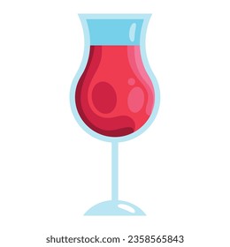 fruit drink of grapes vector isolated