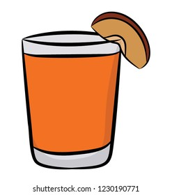 Fruit drink icon design