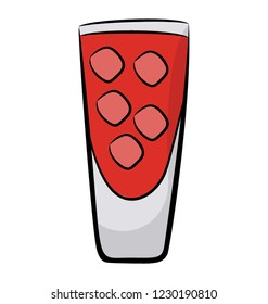 Fruit drink icon design