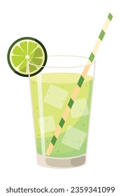 fruit drink lemonade icon vector isolated