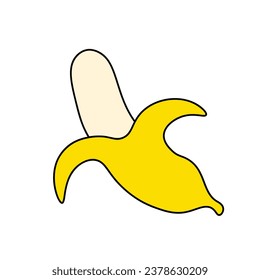 Fruit elements. Hand drawn vector illustration.