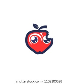 fruit emoji logo template