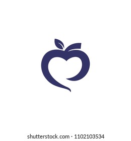 fruit emoji logo template