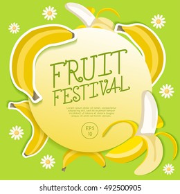 Fruit Festival : Fruit Elements : Vector Illustration