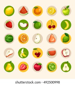 Fruit Festival : Fruit Elements : Vector Illustration